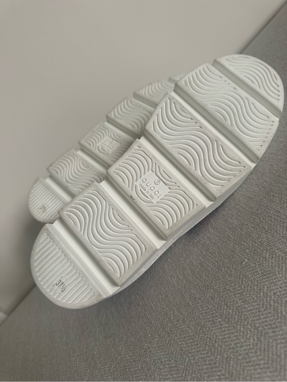NEW Gucci Ace Platform Sneakers - Picture 8 of 10